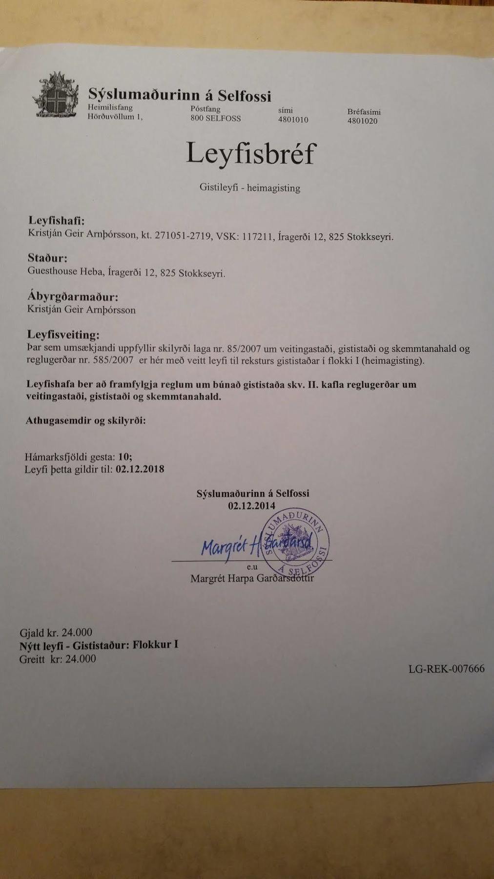 Guesthouse Heba Stokkseyri Dış mekan fotoğraf